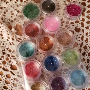 🎉HP🎉 GET ur FESTIVAL, CLUB LOOK! 14 COLOR GLITTER & Glue for total body art.